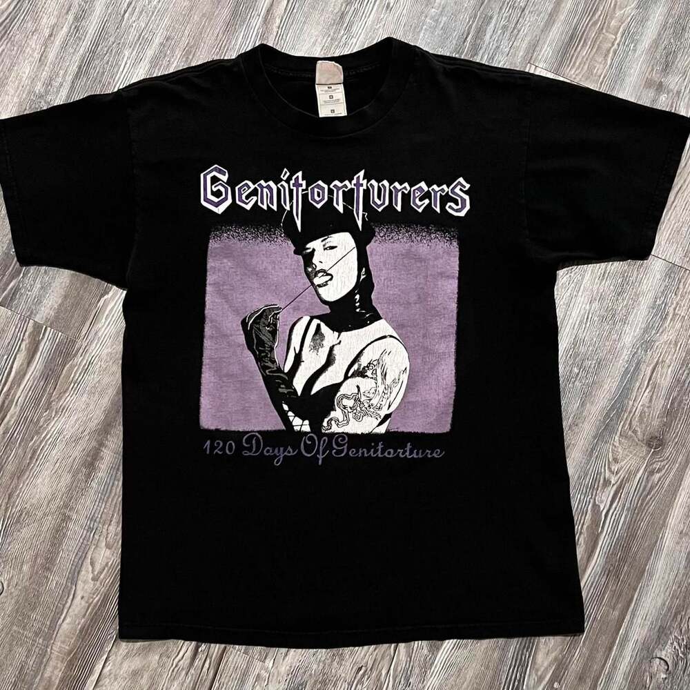 Vintage 90s Genitorturers Dominatrix Band Tee XL - Lords of Acid Industrial Goth